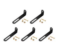 Kznifmk 5X Parti di Supporto per Chitarra Elettrica Staffa A Graffio con Dado Dorate per LP Pickguard per Chitarra