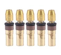 Kznifmk 5X Testa a Pistone A Tre Stadi Testa di Rame Per Parti di Pistone Pompa 6mm 30Mpa