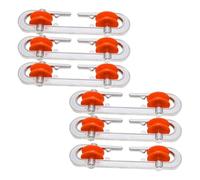 Kznifmk 6 Pezzi Spalmatore di Corda di di Separazione Puleggia Corda Esterna Robusta in Alluminio per Carichi Pesanti e Corda di