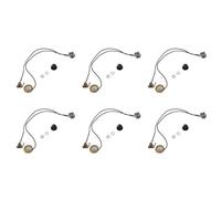 Kznifmk 6 Set 27mm Preamplificatore Trasduttore Piezoelettrico Preamplificatore Chitarra con Presa di Uscita da 6,35 mm per Chitarra Acustica Ukulele Scatola Di Sigari Chitarra