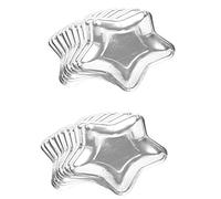 Kznifmk 60PZ Piatti di Carta Un Forma di Piatto Usa E Getta D' Piatto Pentagramma per,