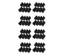 Kznifmk 64 Pack di 4,6 Pollici X 4,6 Pollici X 9,5 Pollici Nero Isolamento Acustico Bass Trap Acoustic Parete Schiuma Studio Schiuma Piastrelle (64 Pezzi, Nero)