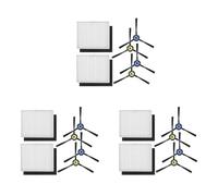 Kznifmk 6X Ricambi Compatibili per Robot Aspirapolvere V8S X750 X785 V80 Ricambi, Filtri Hepa, Laterale