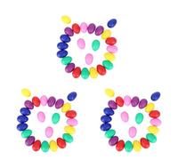 Kznifmk 72 Pezzi Egg Shaker Set Uova di Pasqua Maracas Uova Musical Eggs Uova di Plastica per Pasqua per Feste Forniture per Feste Giocattoli Musicali, 6 Colori