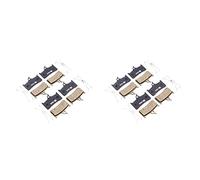 Kznifmk 8 Paia di Pastiglie Freno a Disco Bici per Hope DH4 E4 e per Pinza M755, Classe Sport EX, Resina
