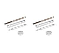 Kznifmk 8PCS 831 Tipo Metallo Pulsanti Pressione Stud Pulsante Installazione Strumenti Punta A Mano Strumento Set DIY Materiale Accessori