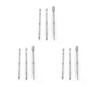 Kznifmk 9 pezzi Nail Art in acciaio inossidabile per rimozione cuticola manicure kit per manicure