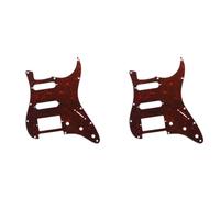 Kznifmk Accessori per Chitarra Pickguard Chitarra Elettrica Coperchio Pickguard Chitarra Elettrica Tartaruga Rosso