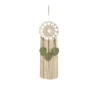 Kznifmk Acchiappasogni Boho Decorazione da parete Acchiappasogni Macramé Appendino da parete con 3 fogli intrecciati con nappe, decorazione di facile installazione, facile da usare, 25 x 80 cm