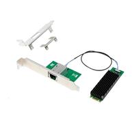 Kznifmk Adattatore di Rete Industriale Embedded di Qualità Industriale M.2 B+M 10G AQC107 a Una Porta Elettrica per Server di Controllo Industriale di Livello Server.