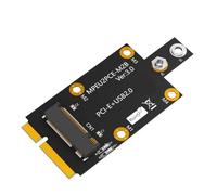 Kznifmk Adattatore M.2 Key B a Mini PCI-E con doppia cinghia Adattatore per scheda SIM Nano Dual Module Pratico Multifunzione PCB
