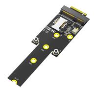 Kznifmk Adattatore Mini PCI-E a M.2 (NGFF) Key M con slot SIM per modulo WiFi/WWAN/LTE