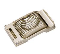 Kznifmk Affettatrice per Frutta 1 Pezzo, Affettatrice per Uova Compatta e Multifunzionale, Affettatrice per Frutta e Verdura In Lega di Alluminio,A