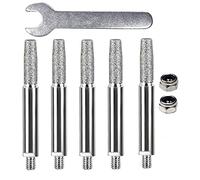 Kznifmk Affilatrice per troncatrice per parti frese cilindriche rivestite con diamante 4,8 mm testa di rettifica affilatrice per a catena
