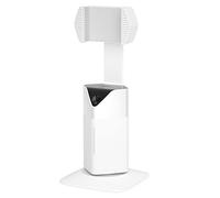 Kznifmk AI 360° Rotazione Auto Tracking Smartphone Treppiede Gesture Control Gimbal Stabilizer per Live Vlogging-White