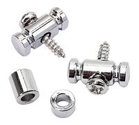 Kznifmk Albero A Corda A Rulli 2 Pezzi Per Chitarra Elettrica Accessori Scatola Acustica Cromo