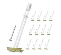 Kznifmk Ancoraggio per muro a secco con bulloni inclusi per 1/4 Po-20, Ancoraggi cavi per muro a secco per kit TV, ciascuno in 1/2 Po per muro a secco, installazione semplice, 12 pezzi