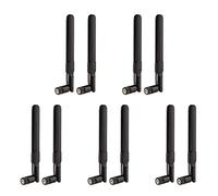 Kznifmk Antenna 4G LTE Antenna Presa 8DBi SMA (10 Pezzi) Compatibile Router 4G LTE Gateway Telefono Domestico Hotspot Modem Router