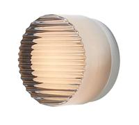Kznifmk Applique da parete LED per camera da letto, comodino, interno ed esterno, lampada rotonda a LED, illuminazione di fondo, luce acrilica, B
