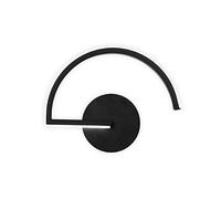 Kznifmk Applique da Parete un 3 Toni di Temperatura per La Casa Lampada da Camera un Led 15W Lampada da Decorazione per Hotel Sorgente un Semicerchio Artistico