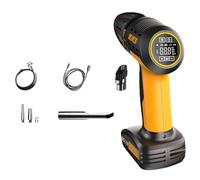 Kznifmk Aspirapolvere Portatile Wireless e Compressore D'Aria con Set di Accessori Leggeri e Ampio SOS - Gonfiaggio Pneumatici per Auto
