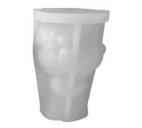 Kznifmk B-3D Cuore d' con Bouquet di Nodo Rosa Candela Stampo in Silicone Fiore DIY Sapone Epoxy Produzione di Strumenti di Cioccolato Fatti a Mano Facile da Installare Facile da Usare