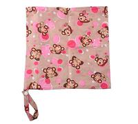 Kznifmk bambino impermeabile Una cerniera riutilizzabile borsa A strati tessuto borsa scimmia per