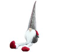 Kznifmk Bambola Volto A Gambe Lunghe di Natale Elfo del Nordico Shy Dwarf Family Decorazione Adorabile Regalo di Festa Perfetto B
