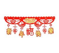 Kznifmk Bandiera del Capodanno Cinese 2024 Festival di del Drago la Cina Ha Decorato la Casa Fortunata per Celebrare la K Durevole