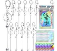 Kznifmk Barre con perline in metallo, set di con perline per realizzare progetti artigianali fai da te