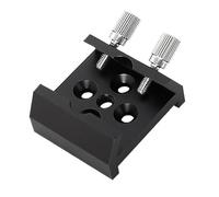 Kznifmk Base di Ricerca Telescopio Scanalatura a coda di Base Modifica Filettatura 1/4 Supporto Telescopio Astronomico Ricambi Accessori Nero