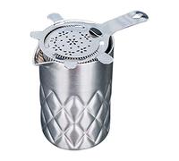 Kznifmk Bicchiere per Miscelazione Cocktail nel per Agitazione, un Doppia Parete e con Isolamento Sottovuoto per Lo Strumento Della Barra di Coerenza Della Temperatura