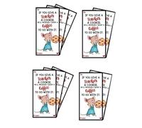 Kznifmk Biglietto di auguri di apprezzamento per l'insegnante, se dai al tuo insegnante un libro, carte con un apprezzamento A