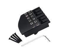 Kznifmk Blocca Corde per Chitarra Elettrica Testa Blocco Corde per Chitarra Testa Dado di Blocco Cavalletto Chitarra Elettrica a 6 Corde