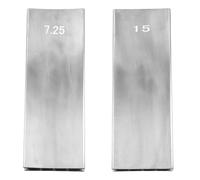 Kznifmk Blocco di levigatura a due vie in alluminio per livellamento di e per Chitarre e (7,5-15)