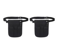 Kznifmk Borsa in Vita Borsa per Strumenti da Borsa in Vita Contiene una Cintura Borsa in Vita Sottile Tessuto Tasca Multifunzionale (nero)