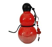 Kznifmk Bottiglia d'acqua a forma di calabrone retrò cinese 800 ml grande capacità grande bottiglia d'acqua grande brocca borraccia da bere per i fan del mito nero - rosso