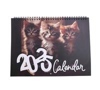 Kznifmk Calendario da parete mensile del 2025, Organizzatore di calendario familiare con immagini divertenti all'ingrosso, per gli amanti