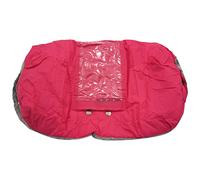 Kznifmk Carrello Invernale per Bambini Guanto Antivento Passeggino Caldo Termici Ispessimento Passeggino Coprimani Villus Baby Carrozzina Accessori-Rosa