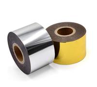 Kznifmk Carta Stampaggio a Caldo con 1,5 X 400 Piedi, Carta Stampaggio a Caldo per Macchina di Abbronzatura della Cuoio, Decorazione DIY Argento e Oro