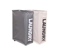 Kznifmk Cesto per la Biancheria Sottile e Scorrevole con Supporto, Selezionatore Impermeabile e Organizer su Ruote Cesto per la Biancheria Sporca, Alto e Sottile, Resistente e Facile da Installare