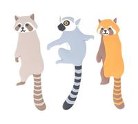 Kznifmk Chiave per Porta Chiave Animale Giungla Parete Cartoni Animati Murales Ganci Cartoni Animati per Bambini 3 Pezzi