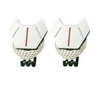 Kznifmk Clip di Cappello di Marcatore di Golf per Allineamento di Posizionamento, Distintivo di Cappuccio di Marcatura di Posizione del Giocatore, Adatto A Golfisti,B