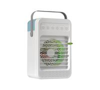 Kznifmk Condizionatori Portatili Raffreddatore D'Aria Evaporativo Umidificatore 7 Colori Luce Condizionatore D'Aria Personale Ventilatore per Ufficio In Camera Facile da Usare