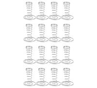 Kznifmk Confezione da 16 supporti per cornetti di crema ghiacciata, supporti per cornetti in acciaio , supporti per cornetti per pizza e cornioli per alimenti