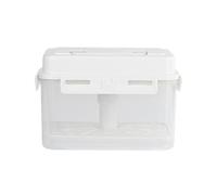 Kznifmk Contenitore per sottaceti rettangolare, scatola di immagazzinaggio per la fermentazione degli alimenti, per cucina, vaso ermetico, pressa per sottaceti con manico B
