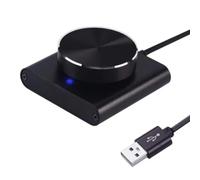 Kznifmk Controller di Volume USB per Altoparlanti Del Computer PC, Knob di Regolazione del Volume Perdita, Controllo Digitale con Tasto di Disattivazione,