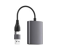 Kznifmk Convertitore HD 1080P 60Hz compatibile USB3.0 a doppio schermo per display simultaneo di schermi facili da usare