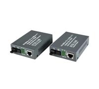 Kznifmk Convertitore multimediale SFP -3100 Fibra ottica monomodale 1310/1550nm Interruttore Ethernet Popolare Convertitore multimediale WDM Spina UE