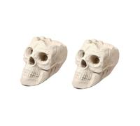 Kznifmk Cranio di di Halloween Imitazione Cranio di Umano Accessori Decorazione di Halloween All'aperto